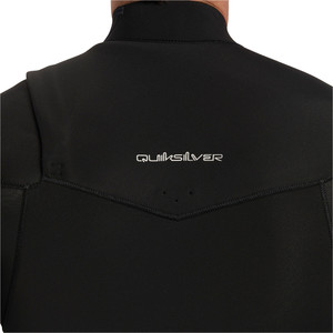 2024 Quiksilver Hombres Everyday Sessions 4/3mm Gbs Chest Zip Neopreno EQYW103165 - Black